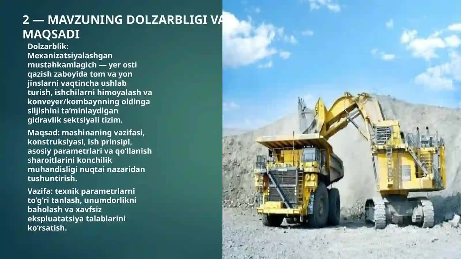 QAZIB OLISH ZABOYI MEXANIZATSIYALASHGAN MUSTAHKAMLAGICHLARI 2
