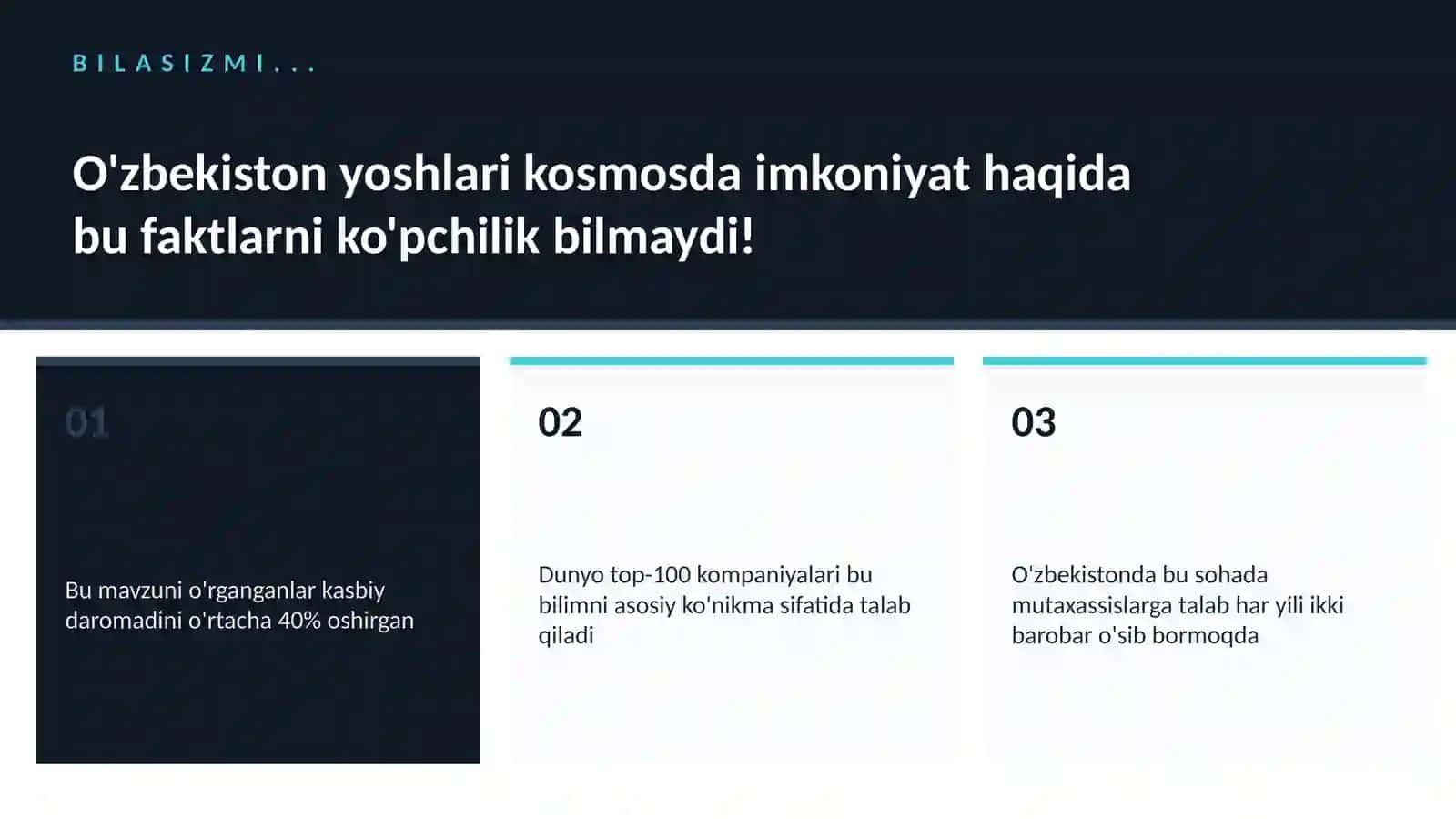 KOSMIK TEXNOLOGIYALAR 2