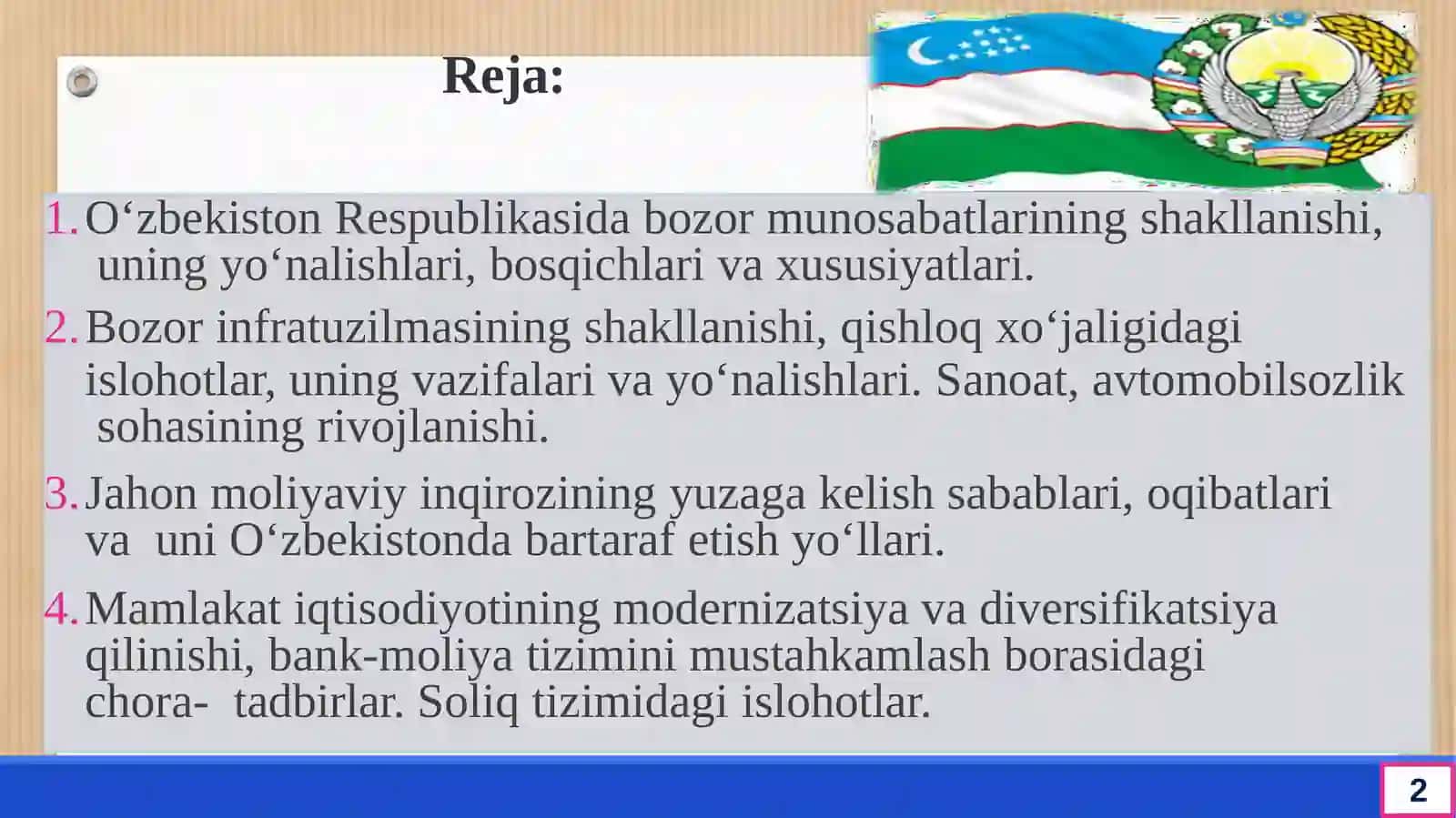 O‘ZBEKISTONNING ENGYANGI TARIXI 2