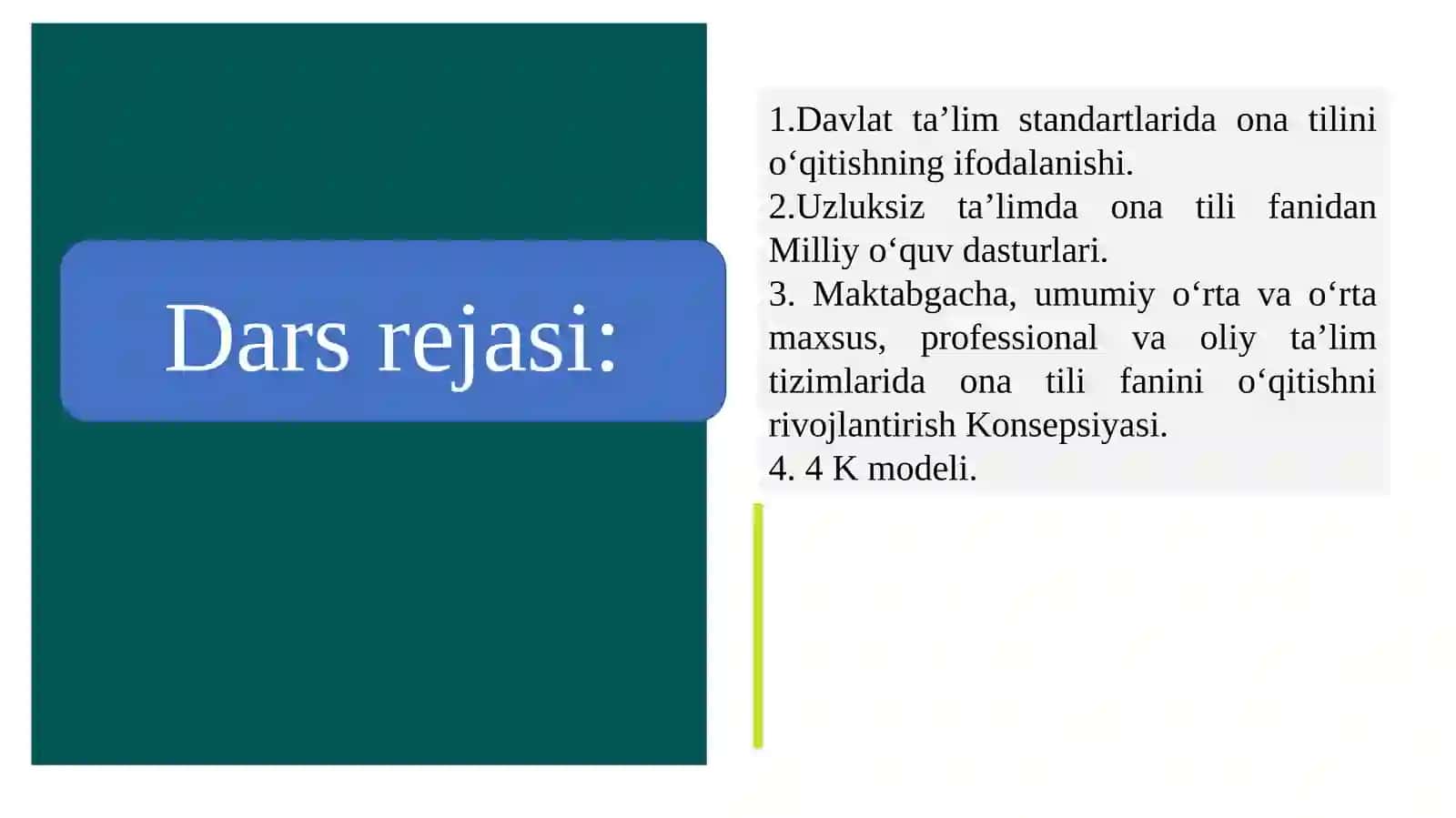 Til o‘qitishga yangicha yondashuv 2
