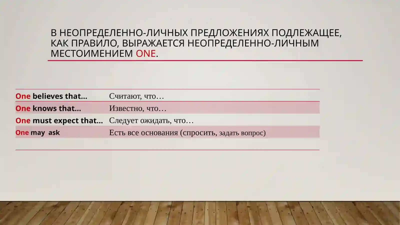 Неопределенно-личные и безличные предложения 2