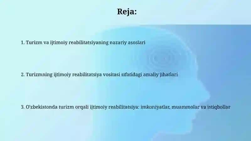 Turizm orqali ijtimoiy reabilitatsiya 2