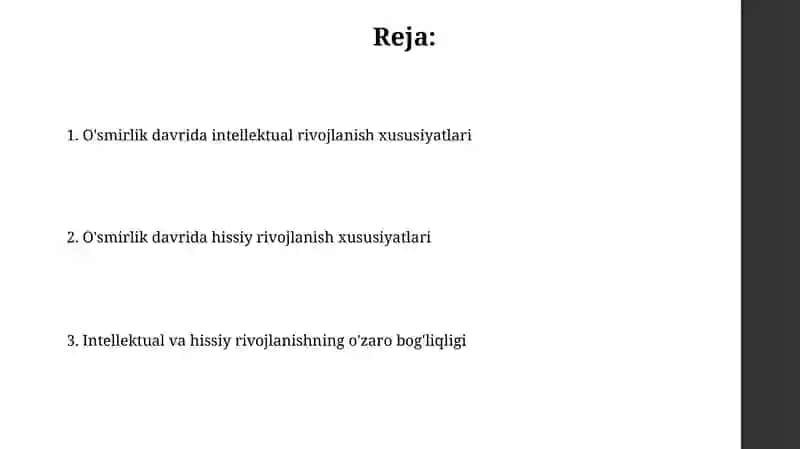 O'smirlik davrida intelektual va emotsionalrivojlanishxususiyatlari 2