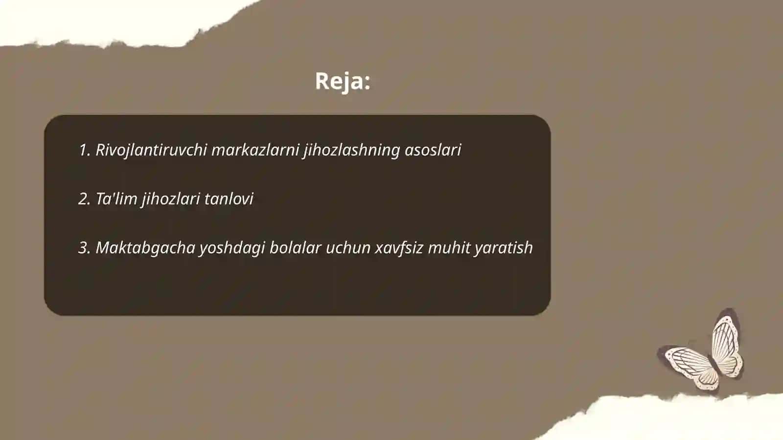 Maktabgacha ta'lim tashkilotlarida rivojlantiruvchi markazlarni jihozlash tartibi 2