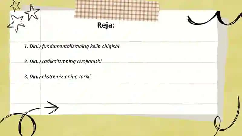Diniy fundamentalizm radikal va terrorizmning tarixi 2