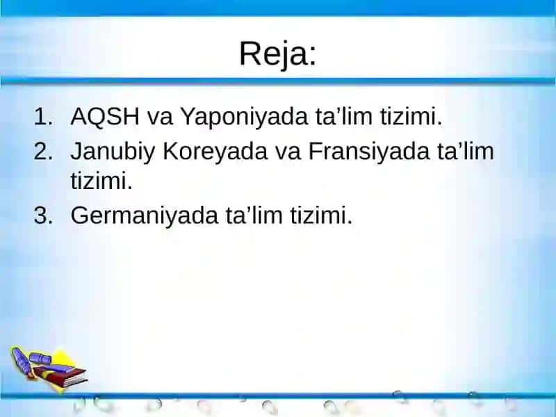 Dunyodata`limrivojining qiyosiytahlili 2