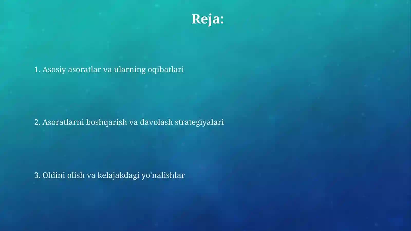 Murakkablikning ta'rifi va klassifikatsiyasi 2