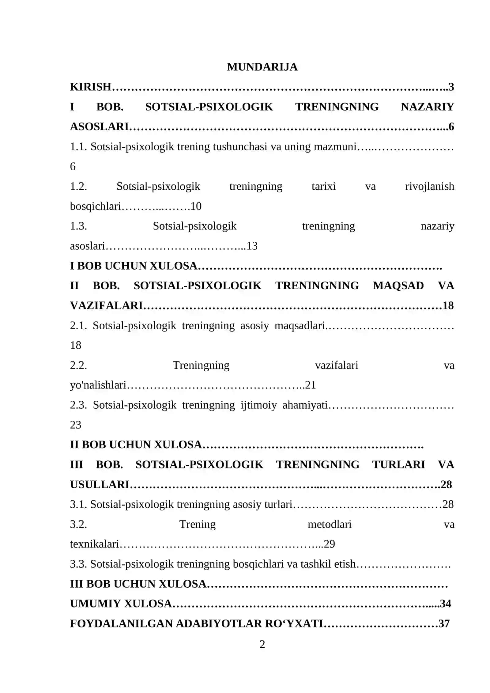“Sotsial-psixologik trening haqida tushuncha” 2