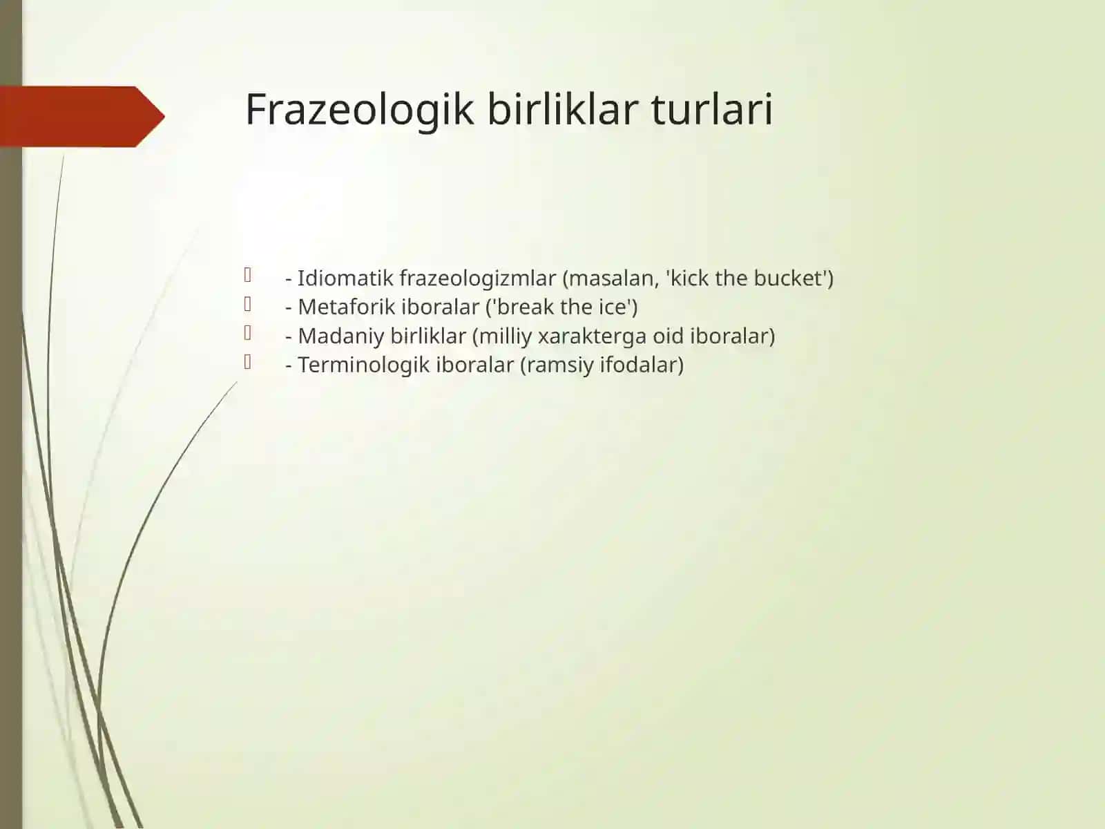 Frazeologik birliklarni ingliz tilidan tarjima qilish muammolari 2
