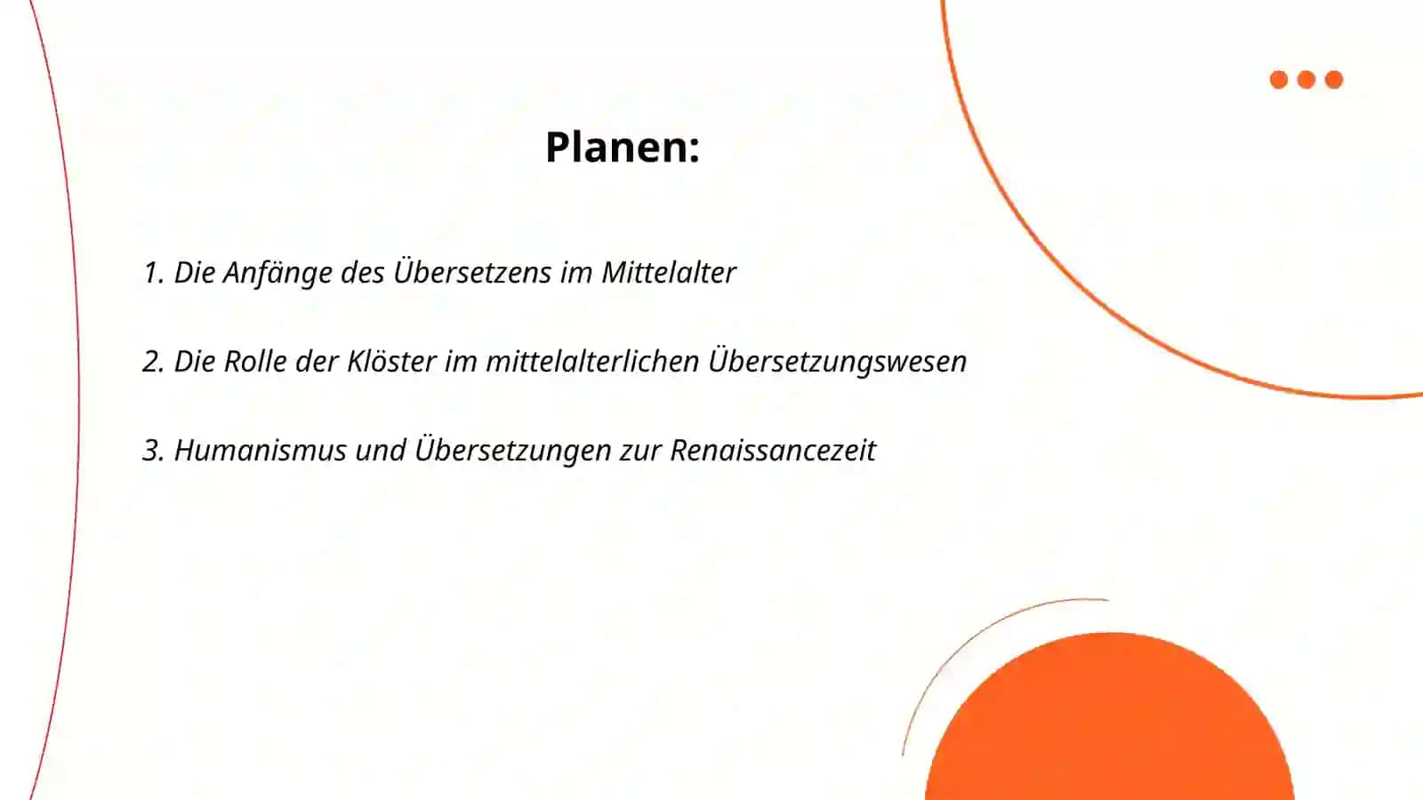 Die Geschichte des Übersetzens 2