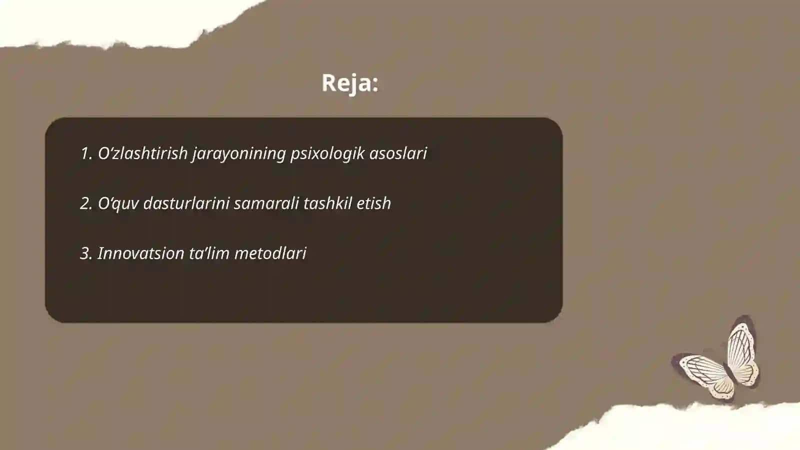 O‘zlashtirish jarayonining psixologik asoslari 2