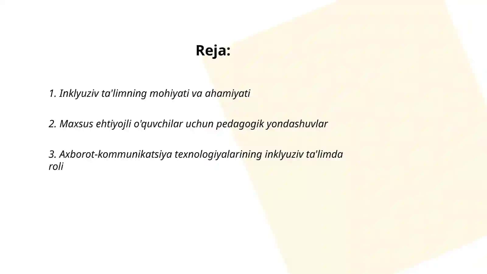 Inklyuziv ta'lim jarayonida pedagogika va axborot kommunikatsiya texnologiyalardan foydalanish 2