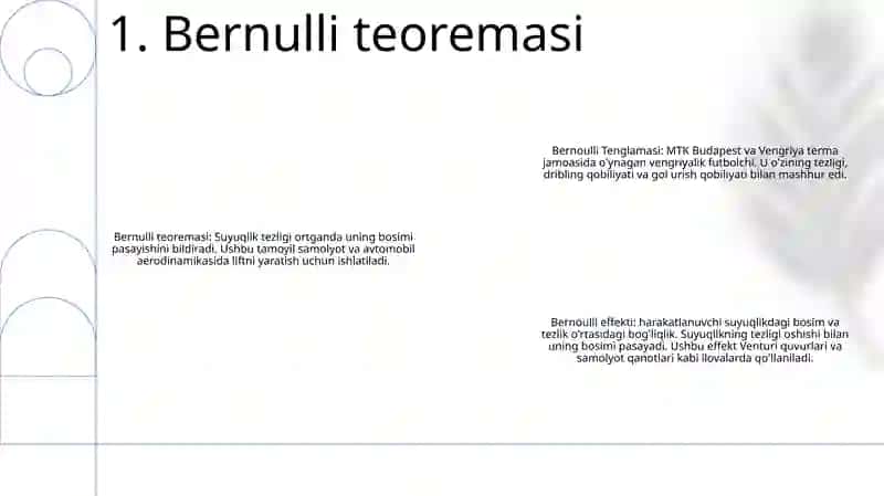 Bernuli Tenglamasi 2