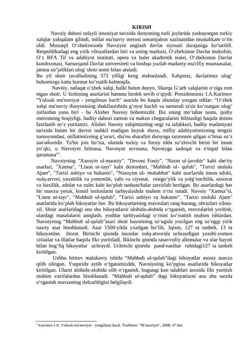 Navoiyning Pand-nasihat ruhidagi asarlari 2