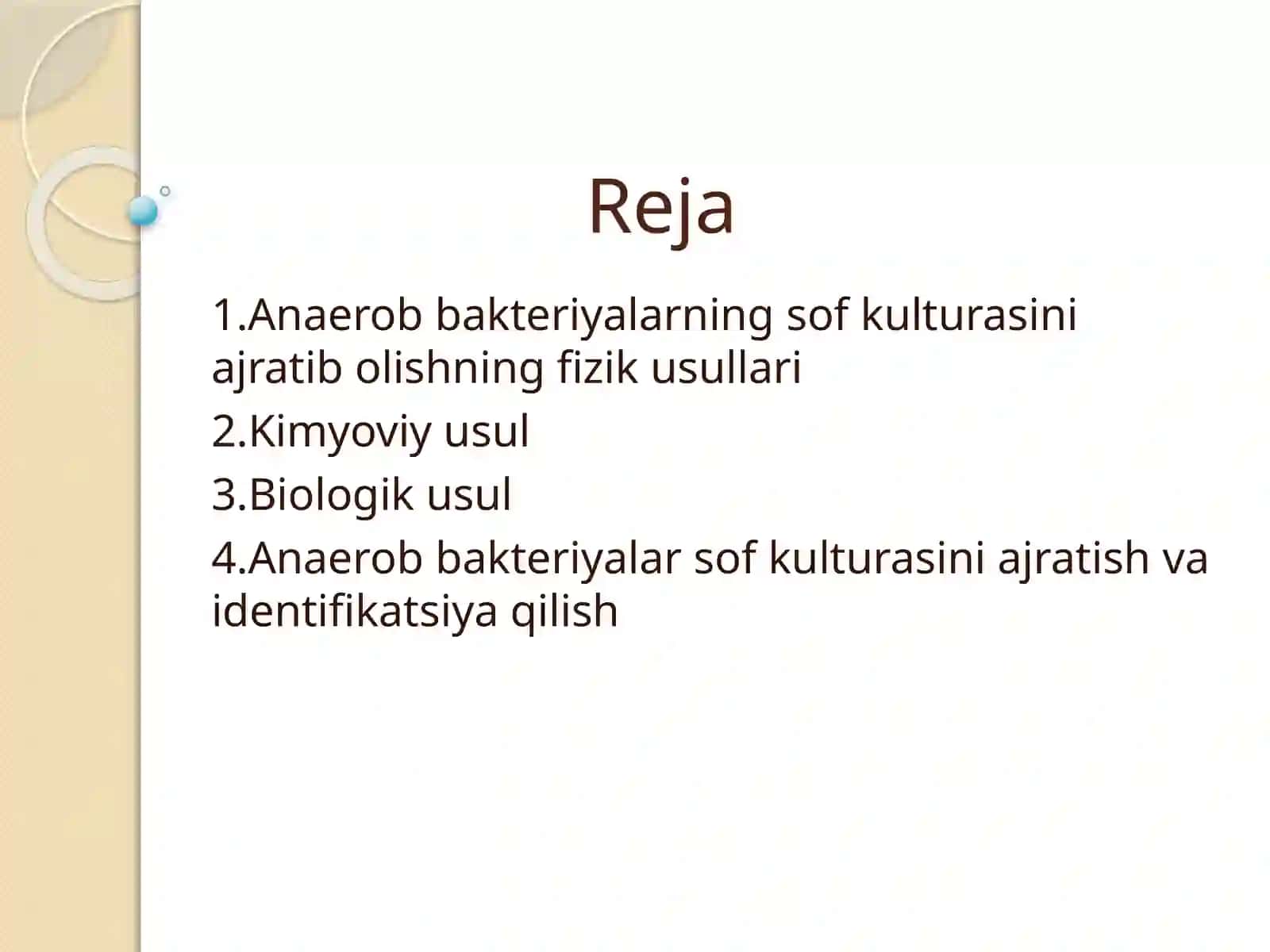 Anaerobbakteriyalarning sofkulturasini ajratib olish usullari 2