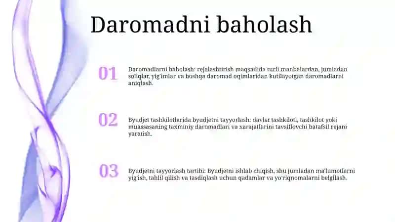Byudjet Tashkilotlarida Daromadlar Va Xarajatlar Smetasi Va Ularni Tuzish Tartibi 2