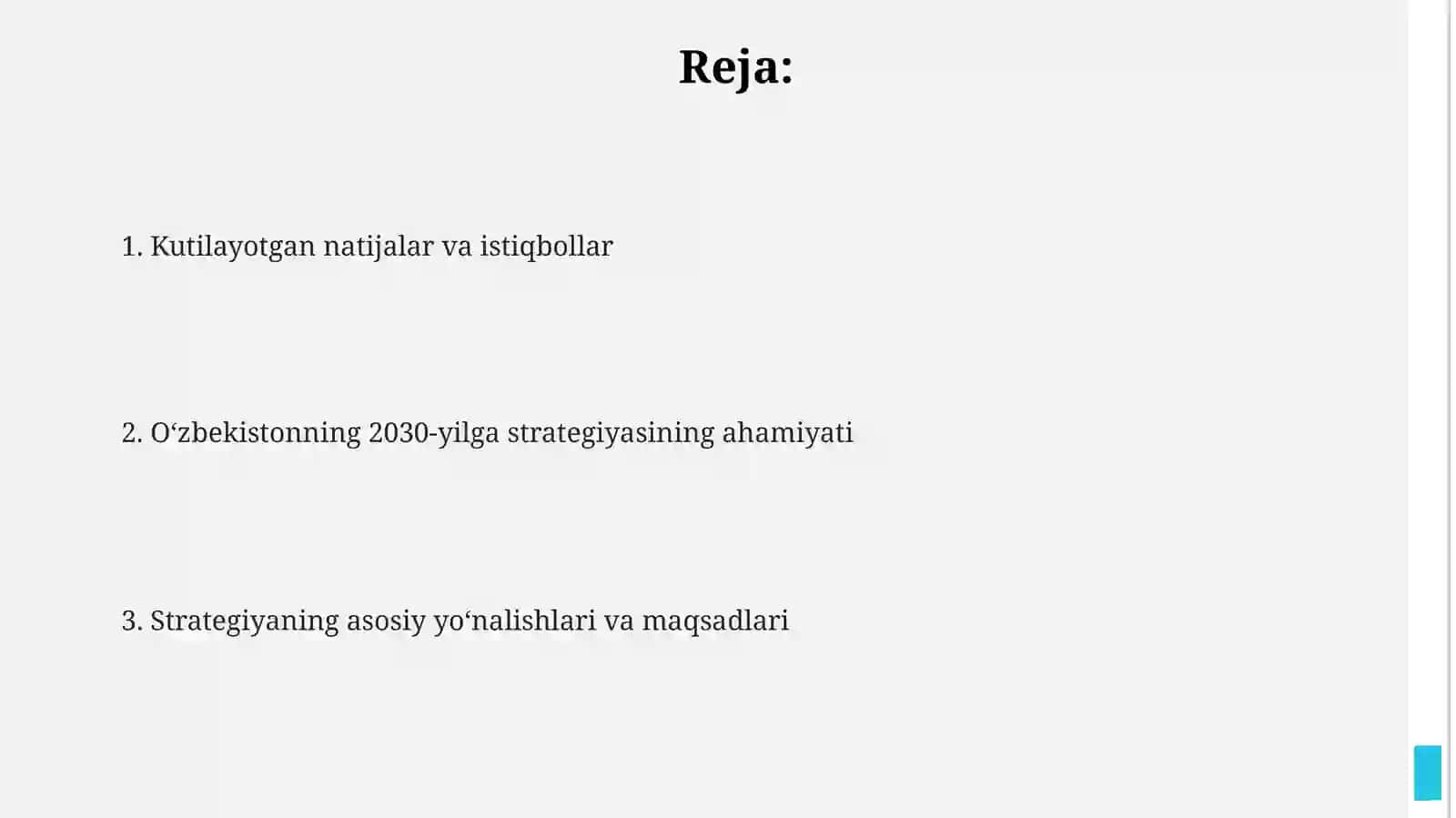 "Adolat va huquq-tartibotni mustahkamlash" strategiyasi 2