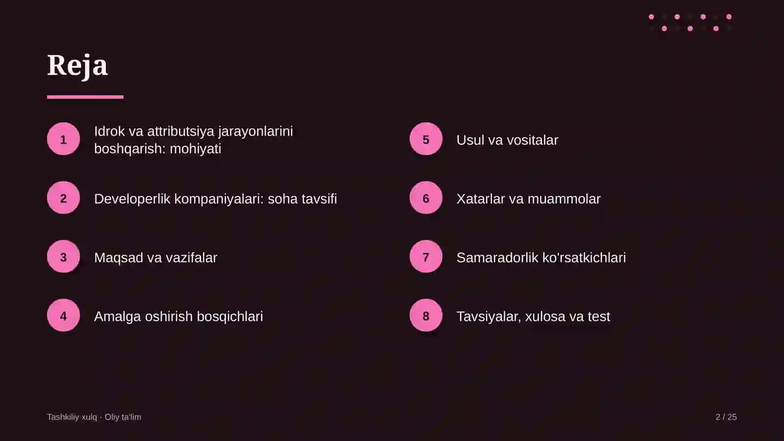 Developerlik kompaniyalarida idrok va attributsiya jarayonlarini boshqarish 2