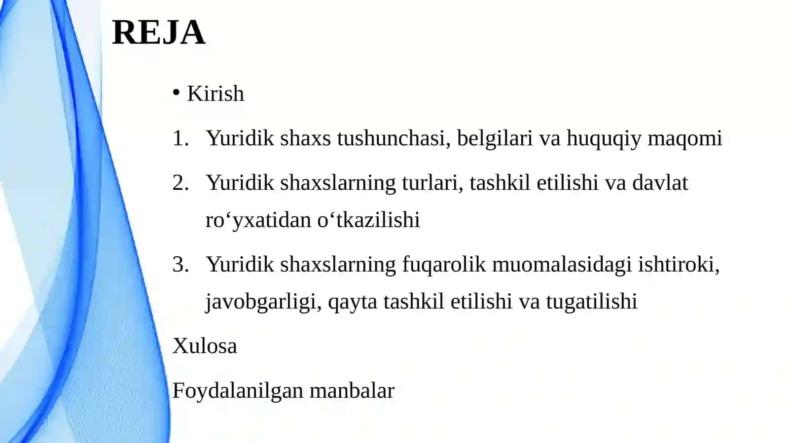 Yuridik Shaxslar — Fuqarolik Huquqining Subyektlari Sifatida 2