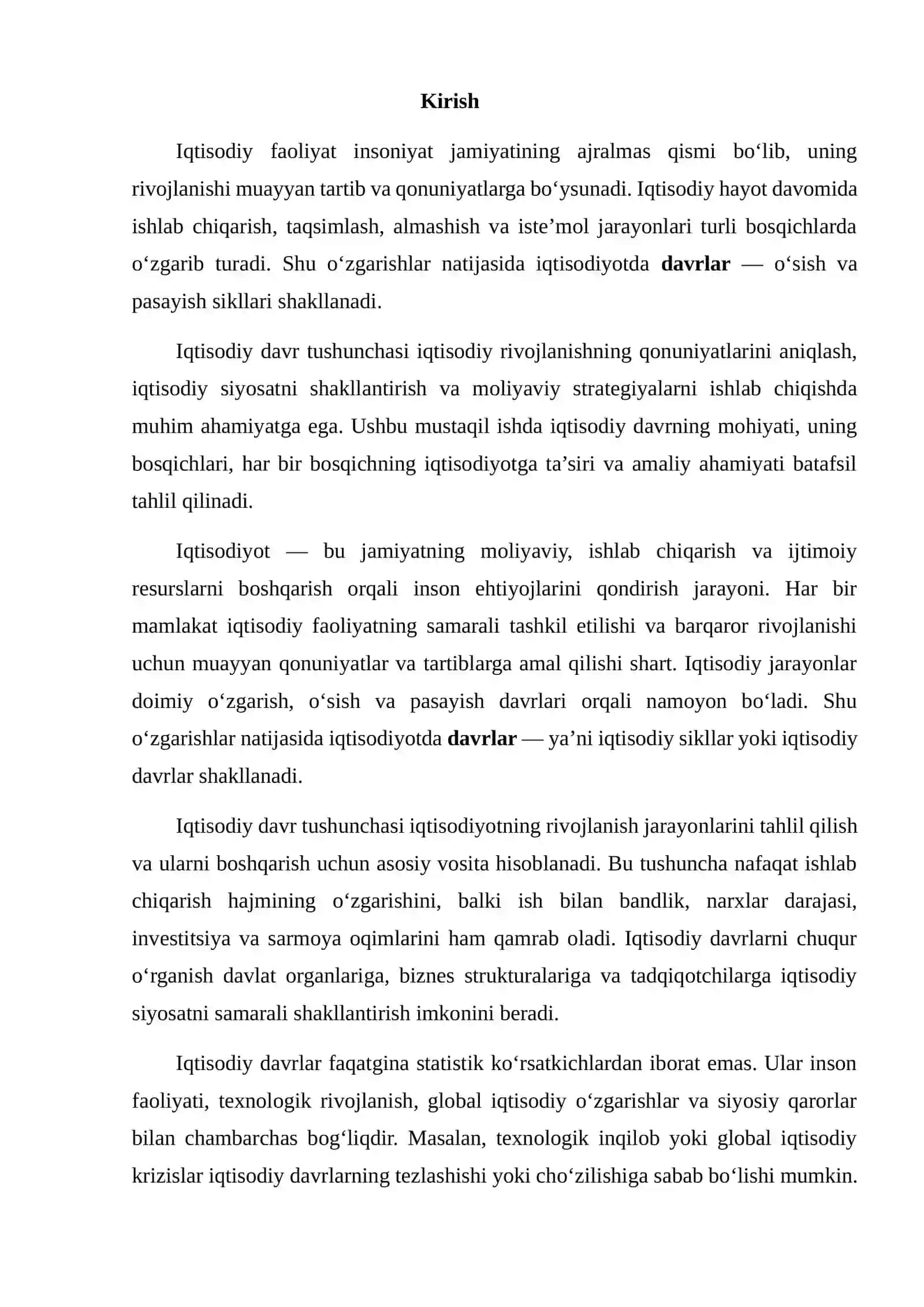 IQTISODIY DAVR TUSHUNCHASI VA UNING BOSQICHLARI 2