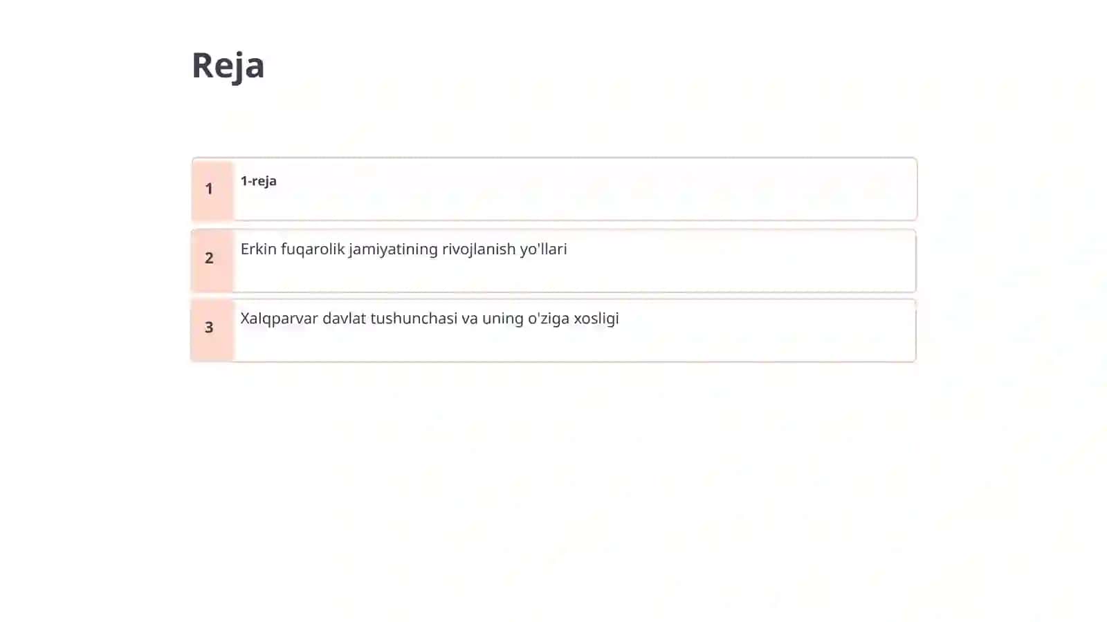 Inson qadrini yuksaltirish va erkin fuqarolik jamiyatini yanada rivojlantirish 2