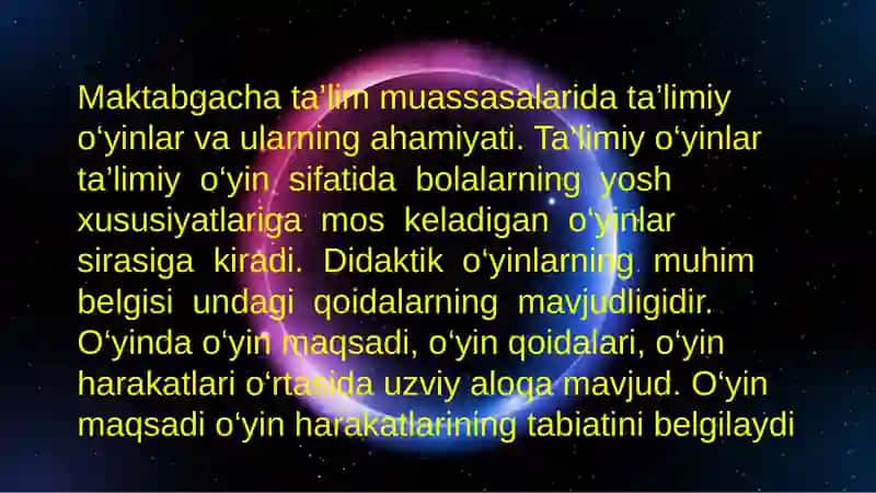 Maktabgacha ta’lim muassasalarida ta’limiy o‘yinlar va ularning ahamiyati 2