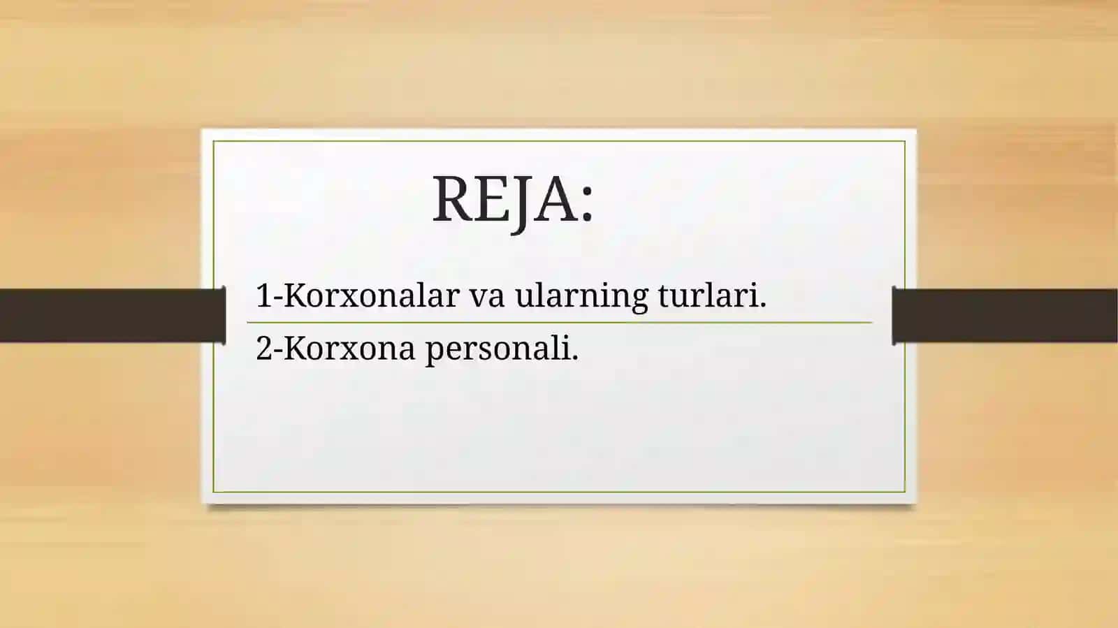 Personalni boshqarish fanining zamonaviy korxonalarni boshqarishdagio'rni 2