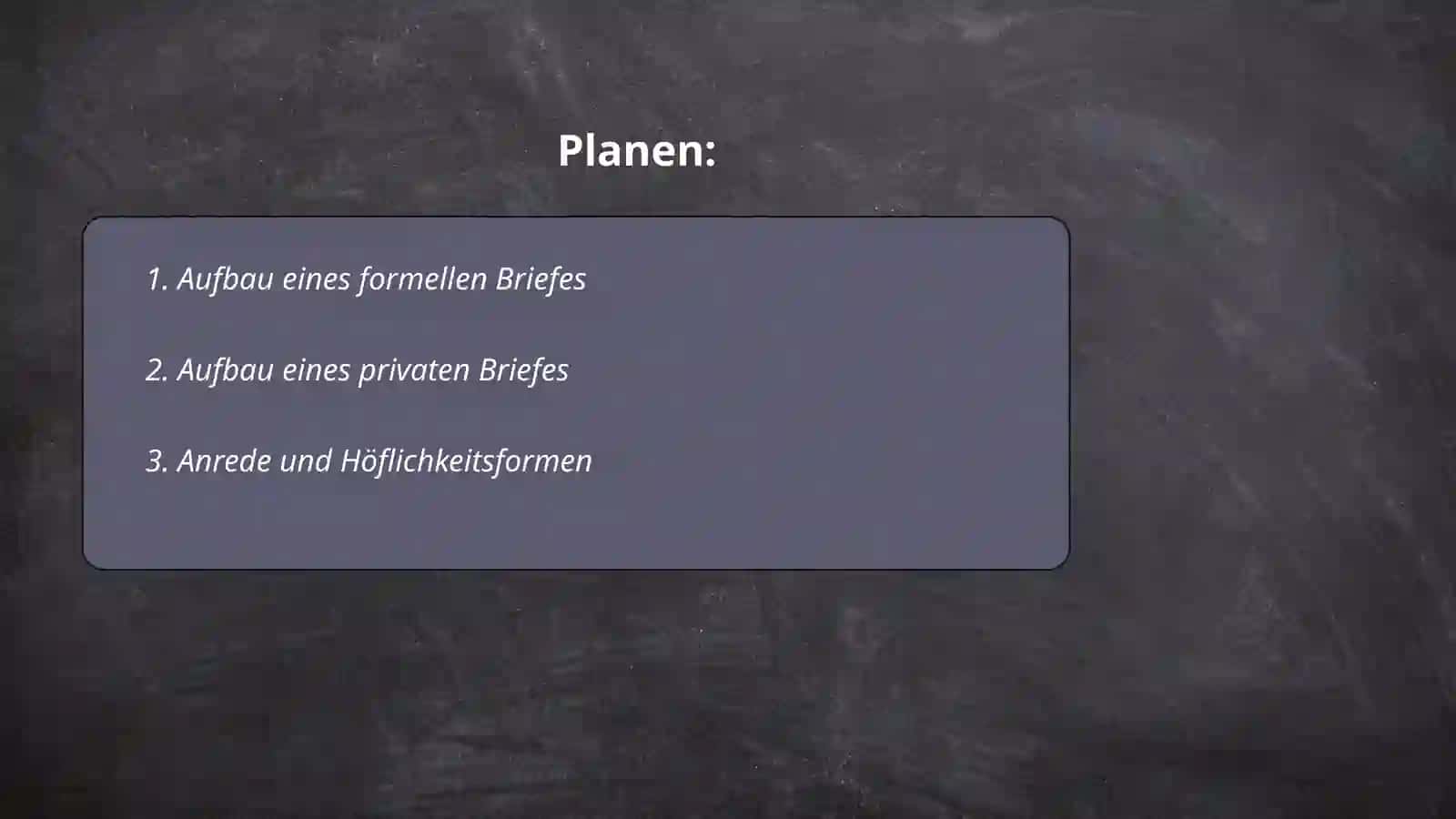 Brief schreiben 2