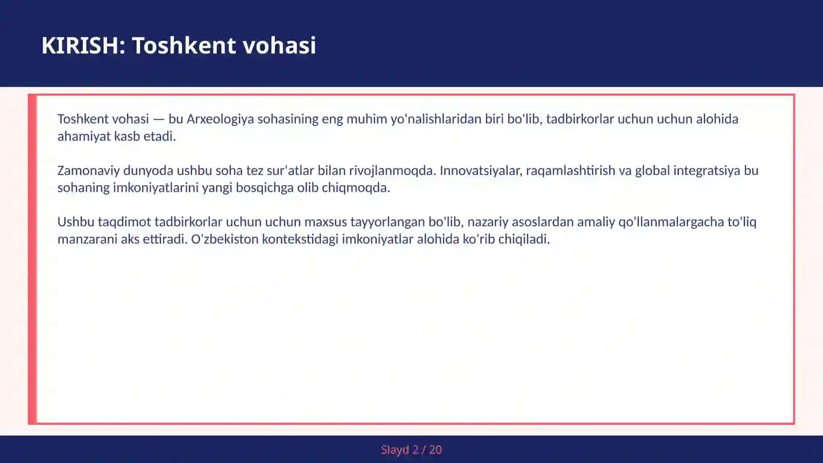 Toshkent Vohasi 2