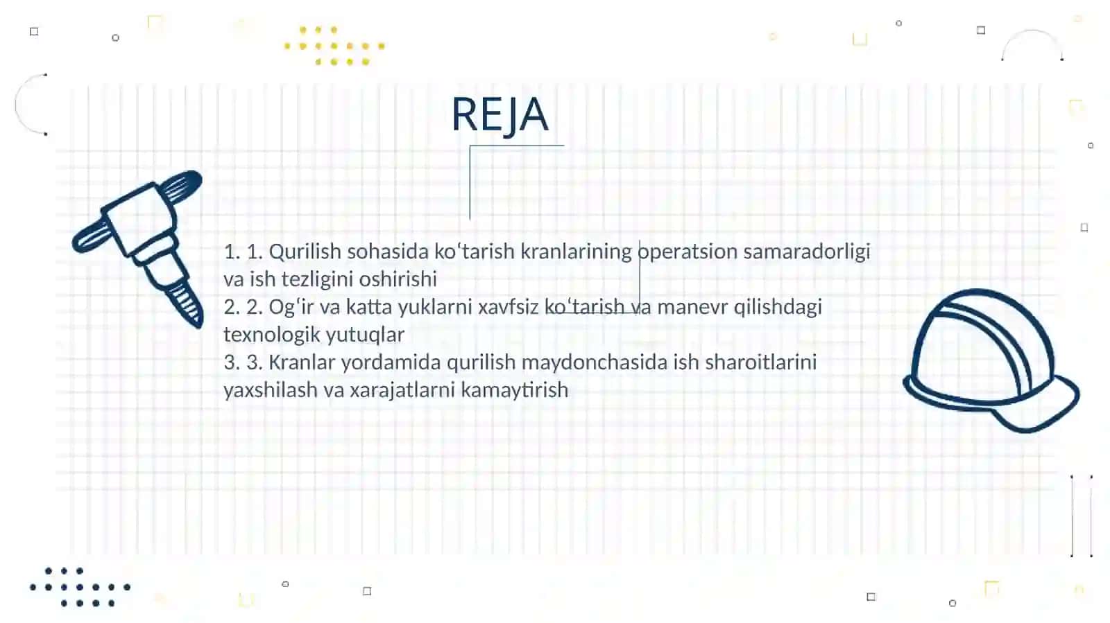 Qurulish soxasiga koʻtarish kranlari keltirib chiqarayotgan qulayliklar 2
