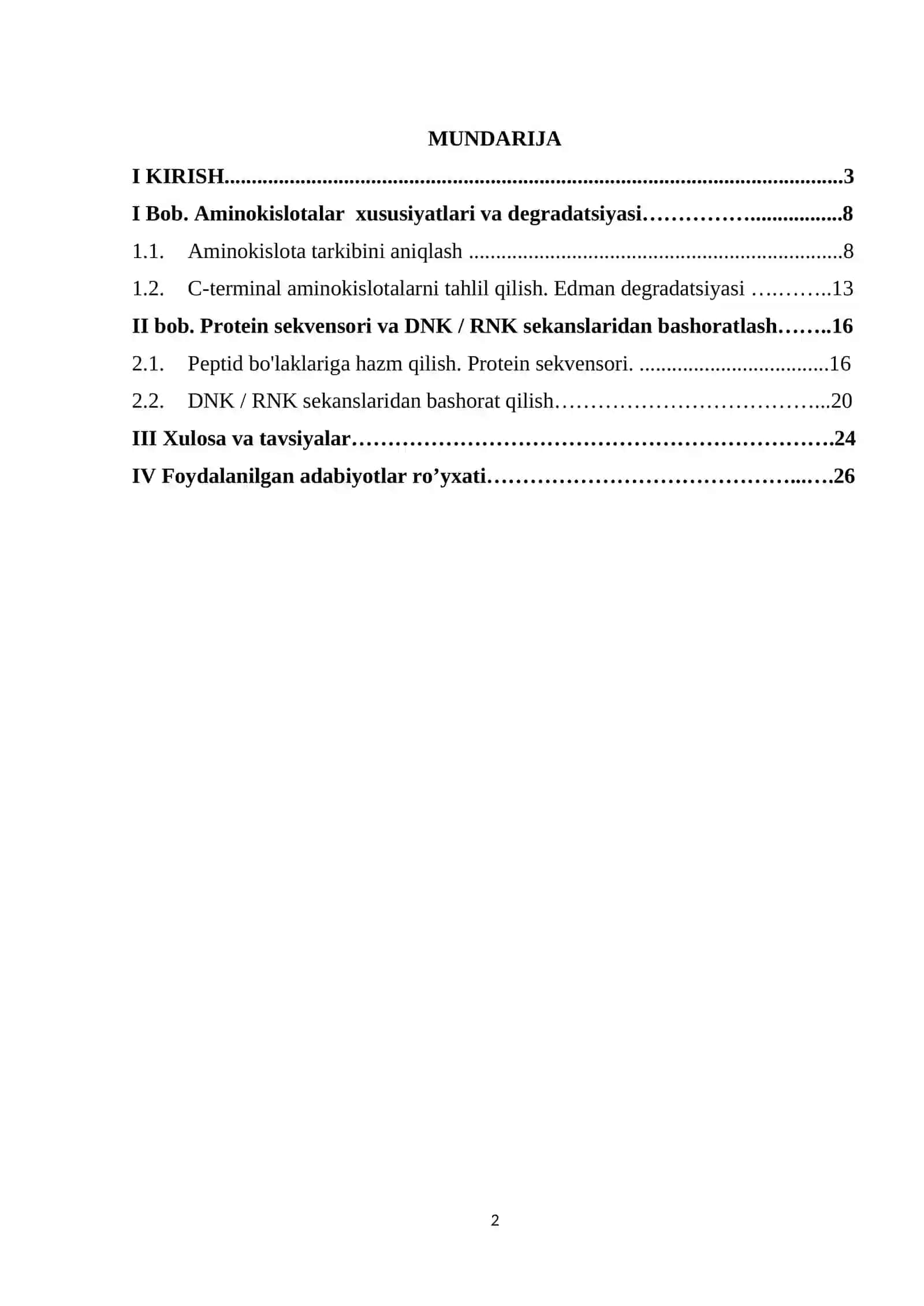Oqsillarni identifikatsiyalash resursi (Protein Indentification Resource, PIR) 2