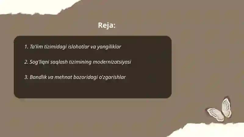 Ta'lim tizimidagi islohotlar va yangiliklar 2