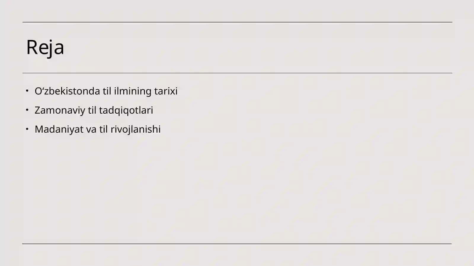 Oʻzbekistonda til ilmining rivojlanishi 2