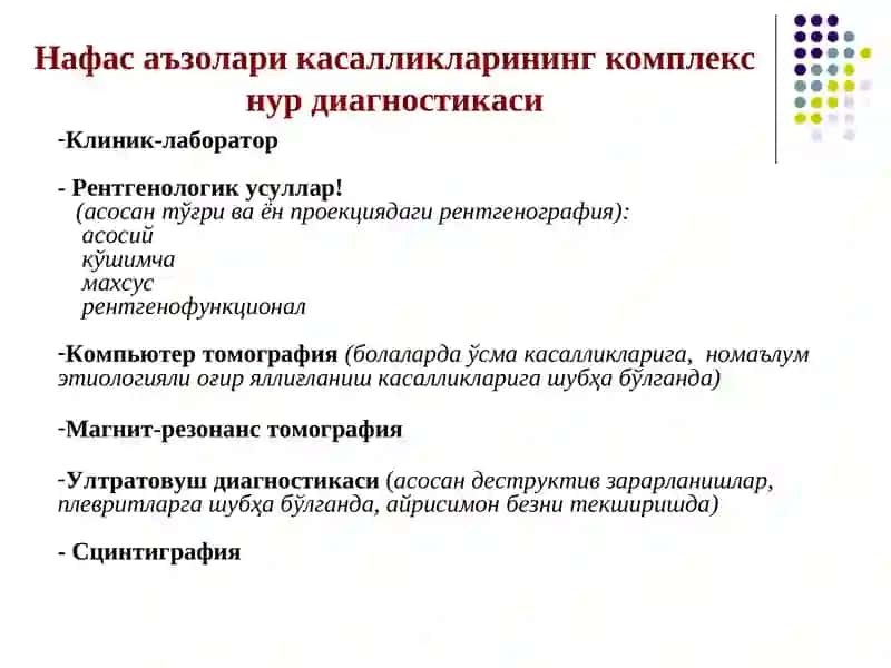Нафас тизими аъзоларининг тиббий визуализацияси 2