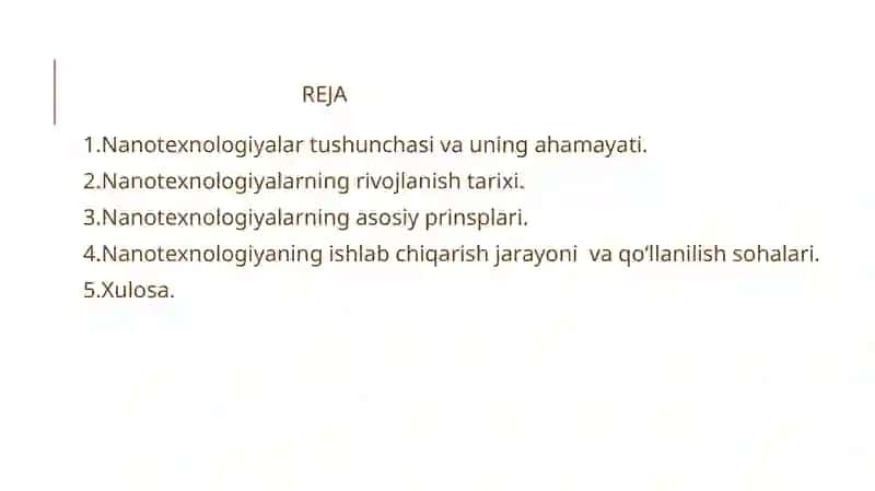 Nanotexnologiyalar Tushunchasi 2