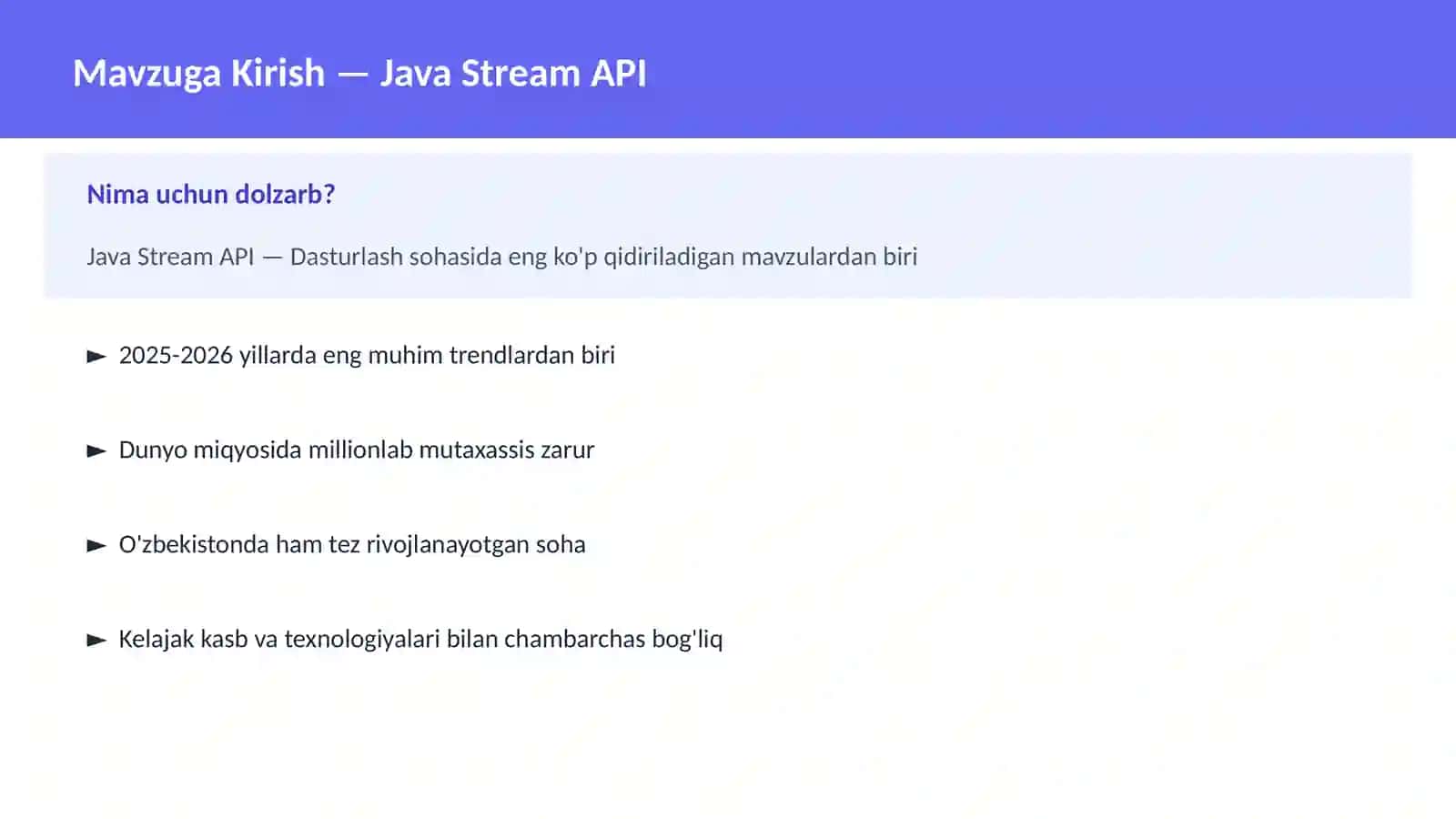 Java Stream API 2