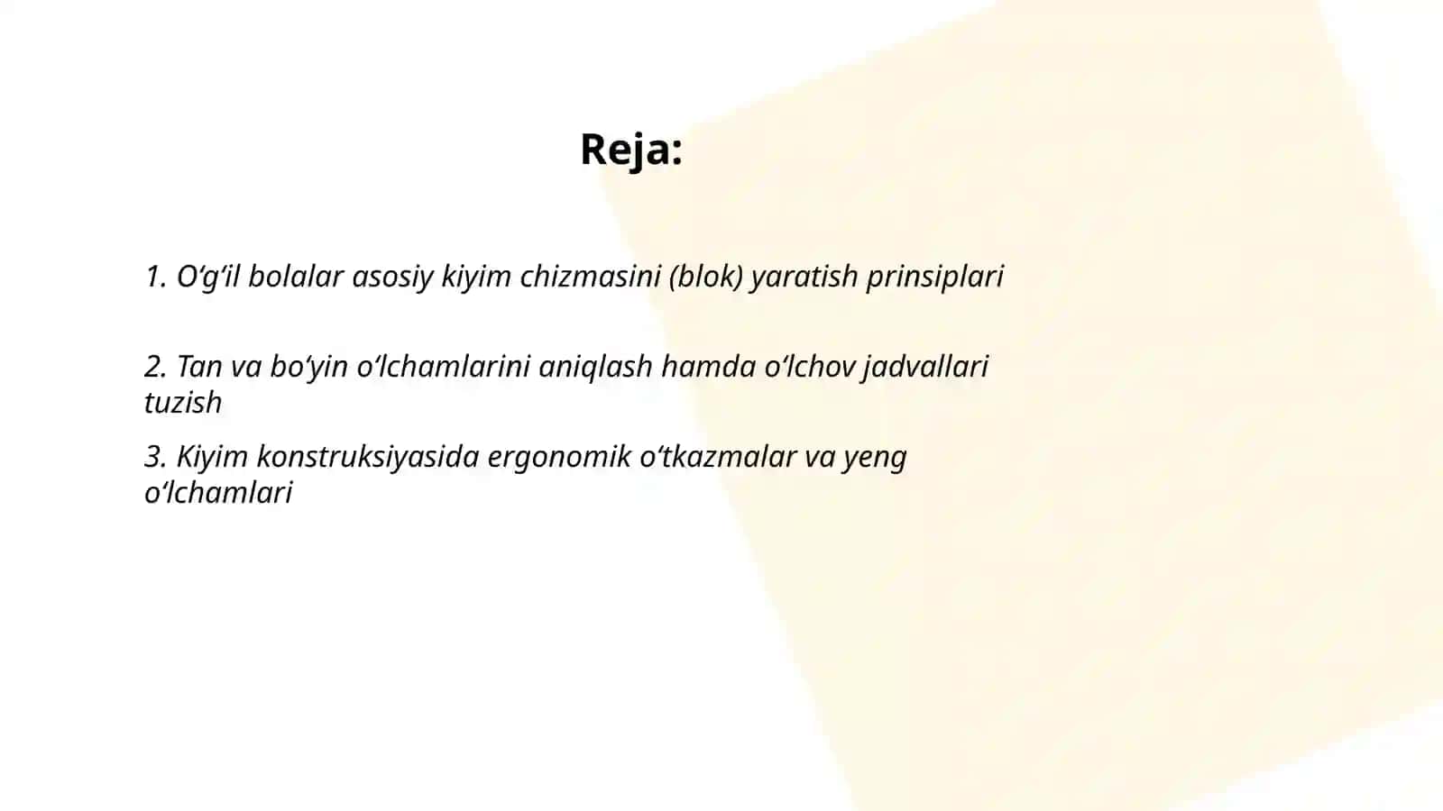 O‘g‘il bolalar zamonaviy kiyimlari asos chizmasini konstruksiyalash va modellashtirish 2