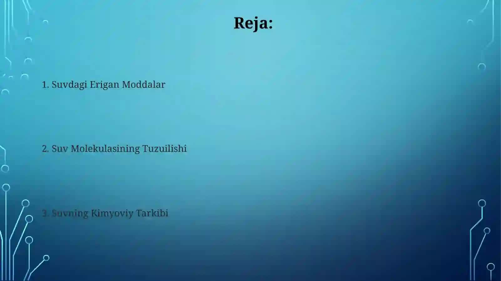 Suvning tarkibiy qismi 2