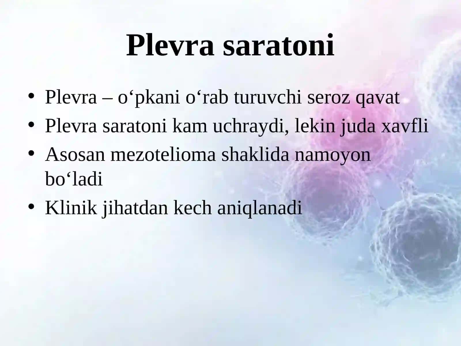 Plevra saratoni 2