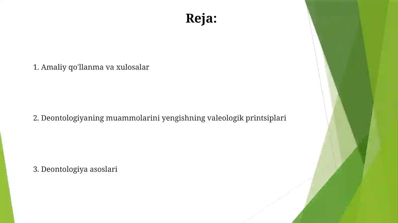 Deantologiyavauningmuomolarinibartarafetishningvaleologiktamoyillari 2