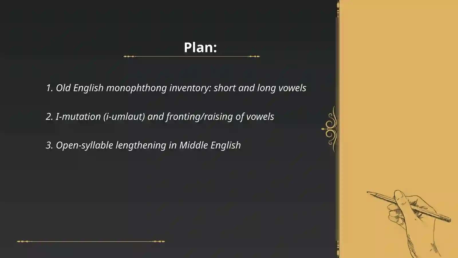 Development of Monopthongs 2