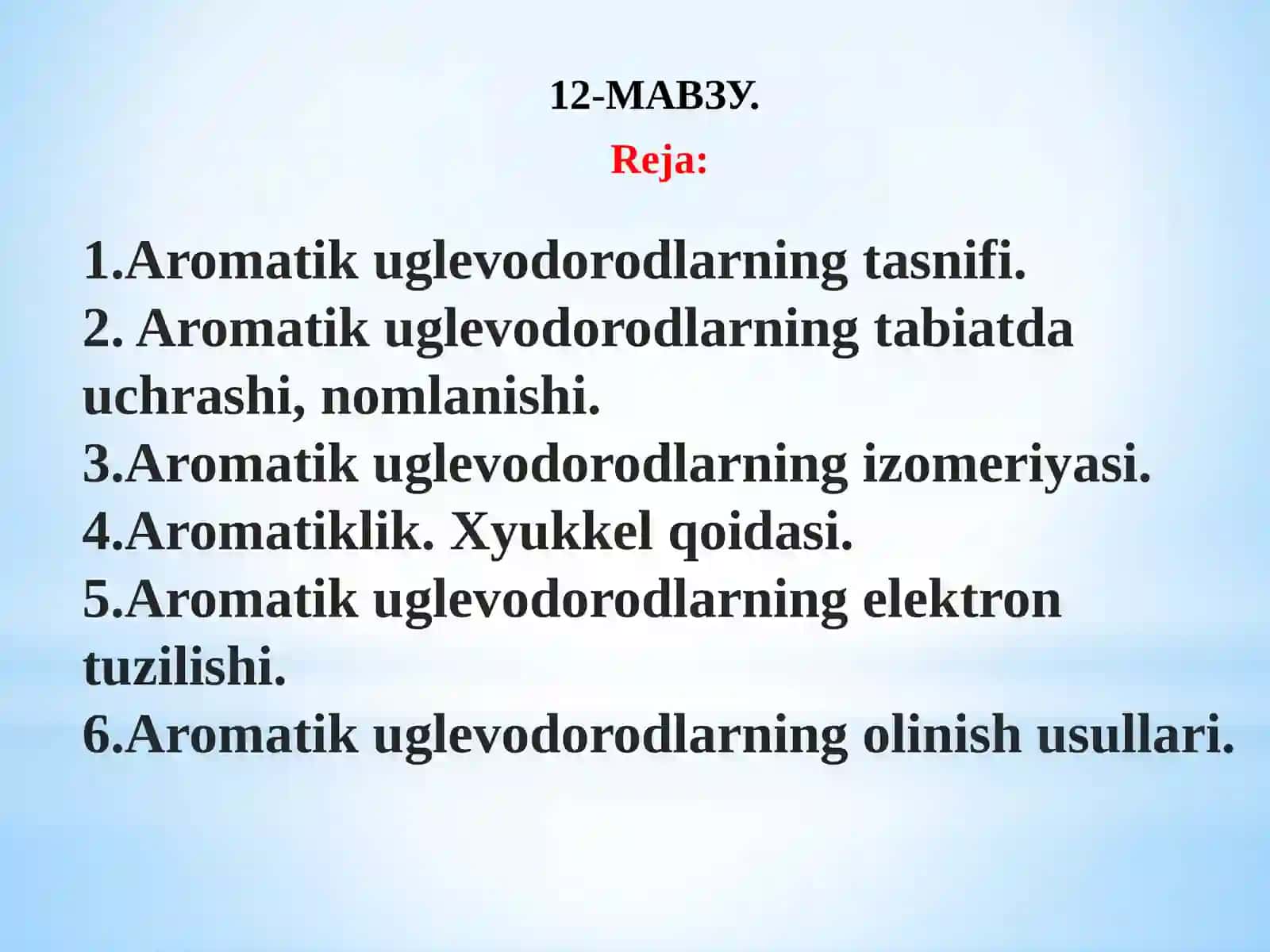AROMATIK UGLEVODLAR 2