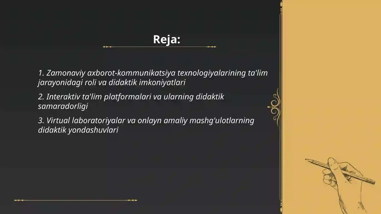 Zamonaviy axborot-kommunikatsiya texnologiyalari va ularning didaktik imkoniyatlari 2