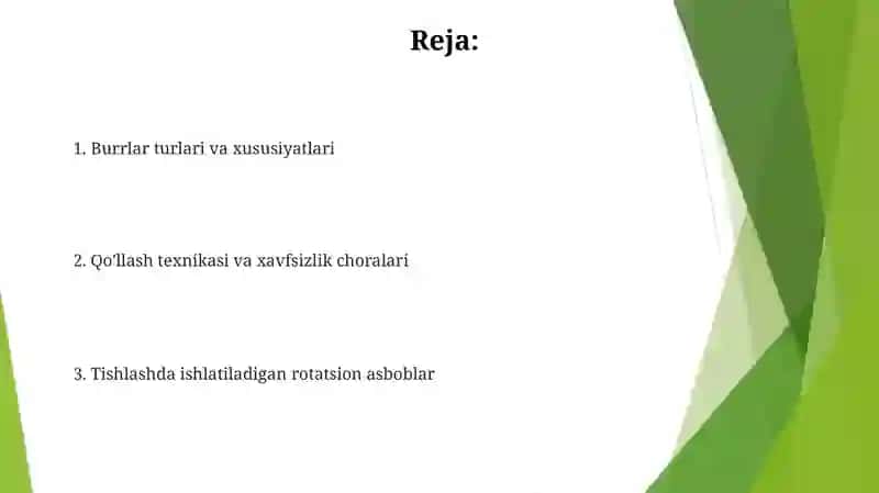 Rotatsion asboblar 2