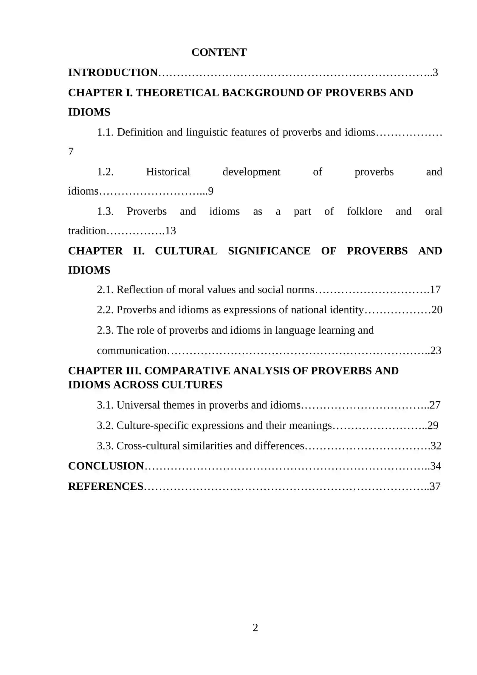KURS ISHLARI: Translation Theory and Practice (English) 2