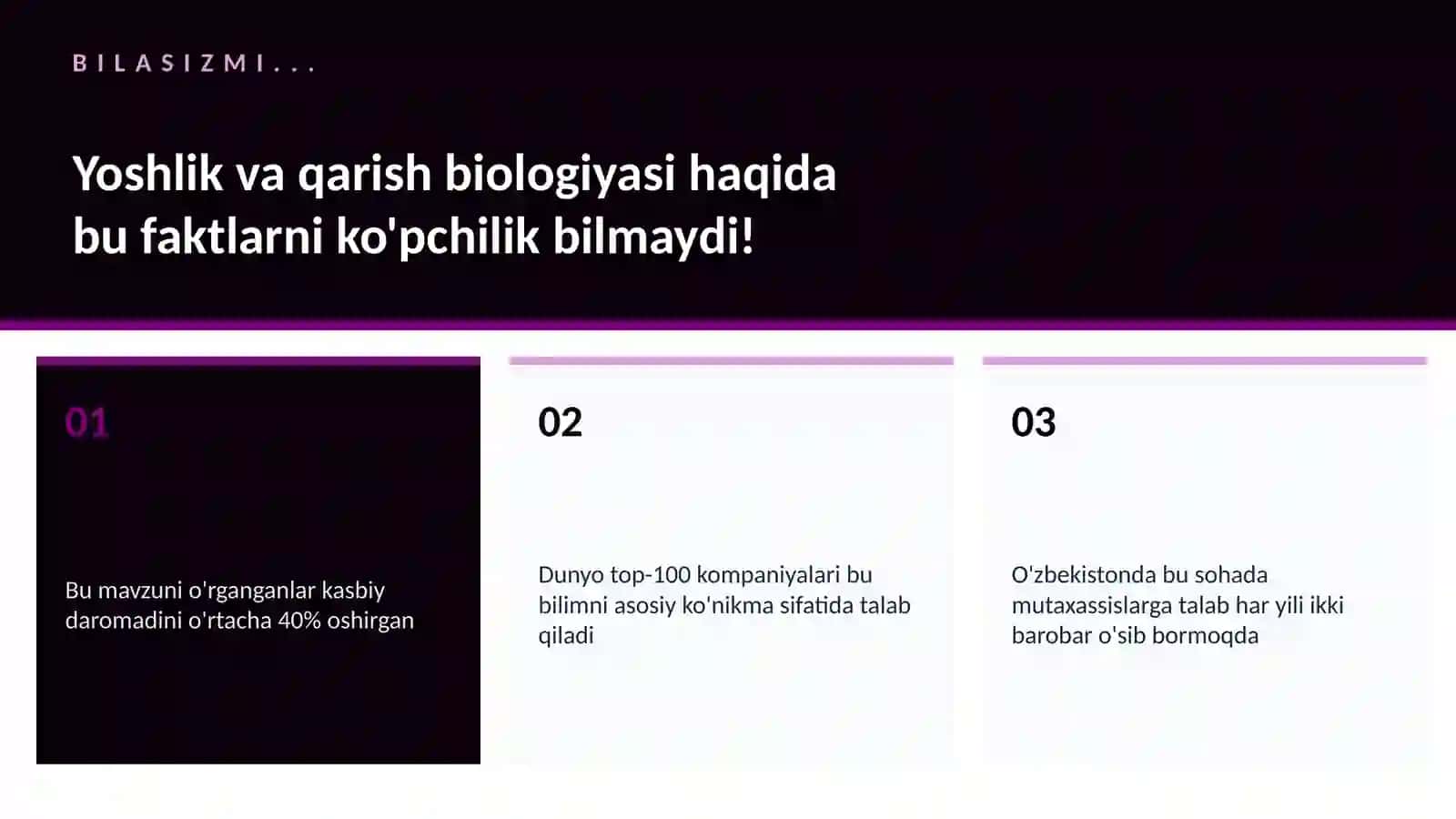 BIOLOGIYA — UY VAZIFALARI 2