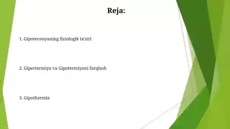 Isitmaning gipertermiyadan farqlovchi xossalari 2