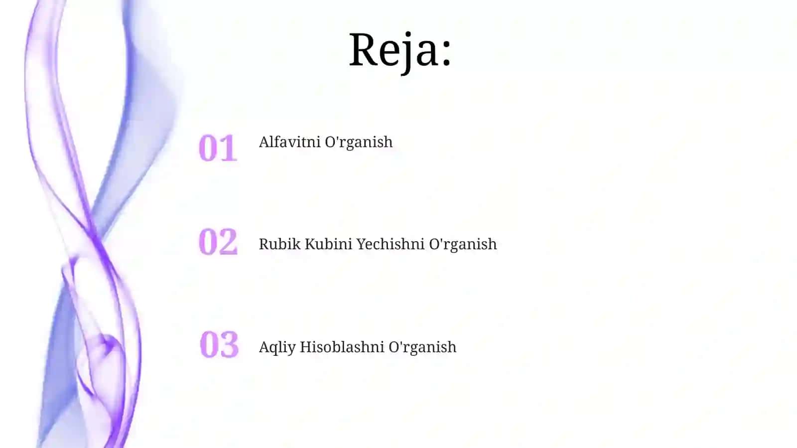 Aqliy Hisoblashni O'rganish 2