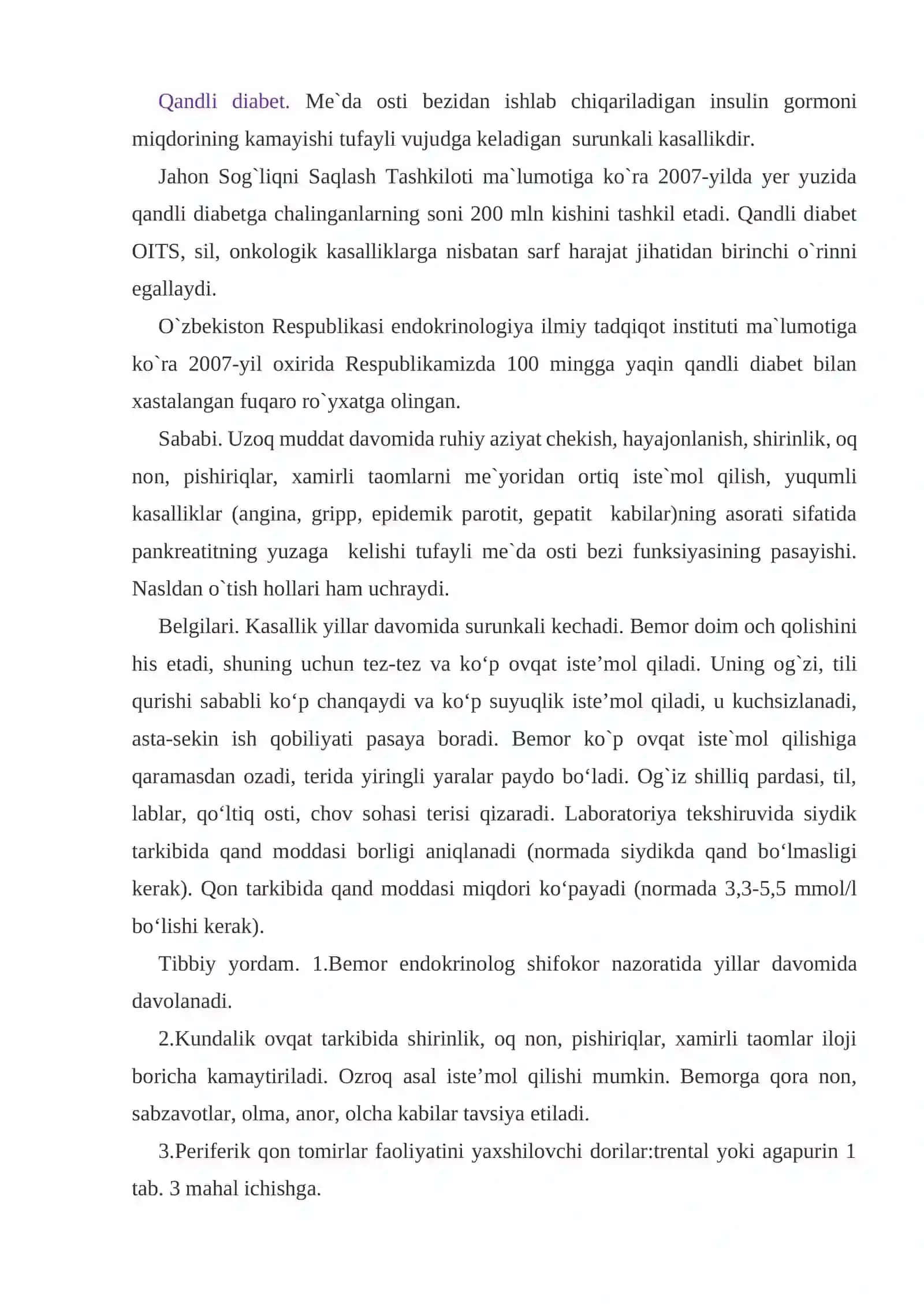 Еndokrin kasalliklar 2