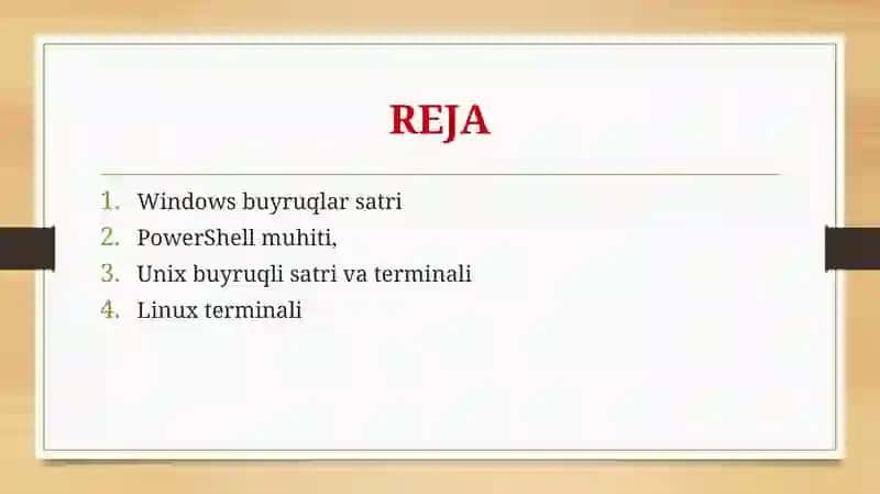Windows buyruqlar satri 2